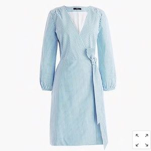 NWOT J.Crew Cotton Wrap Dress